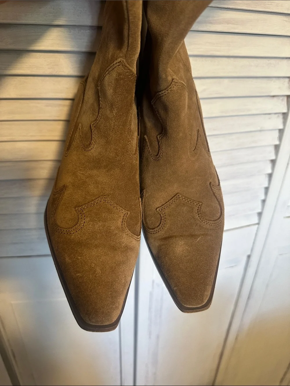 Vince Camuto over the knee suede leather boots 9